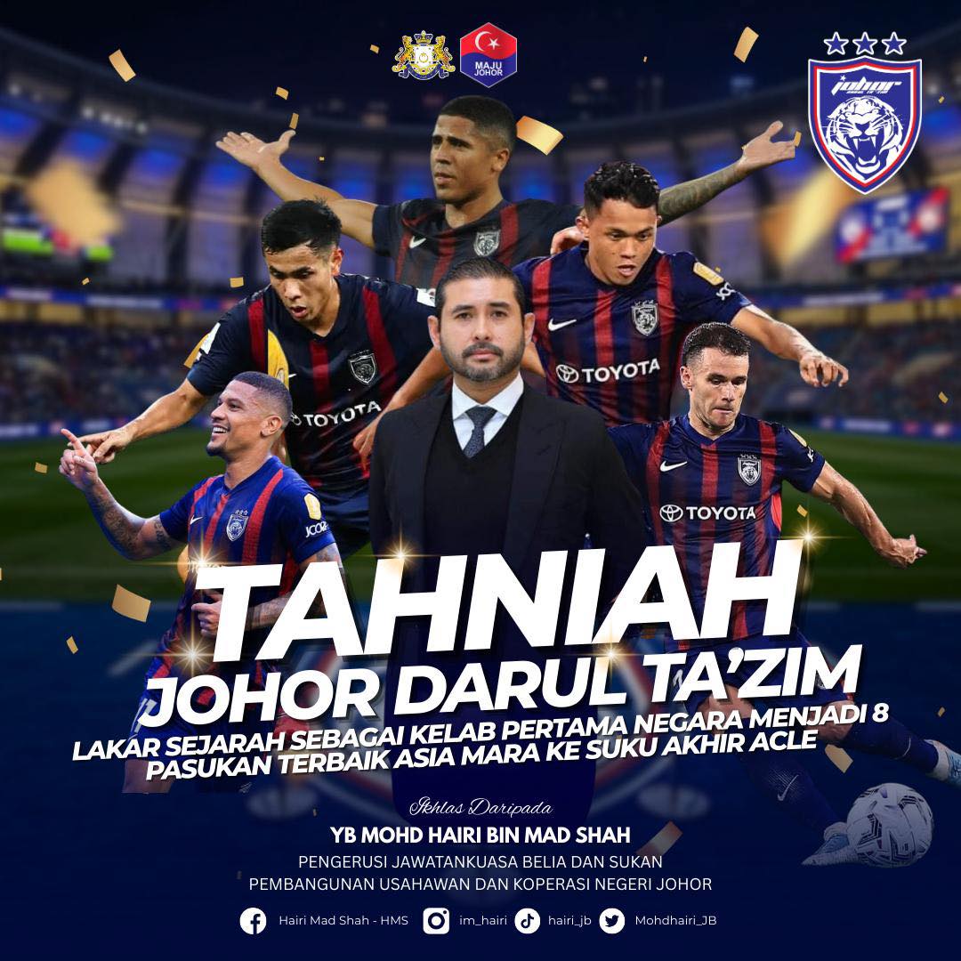 Kebanggaan Malaysia, JDT cipta sejarah