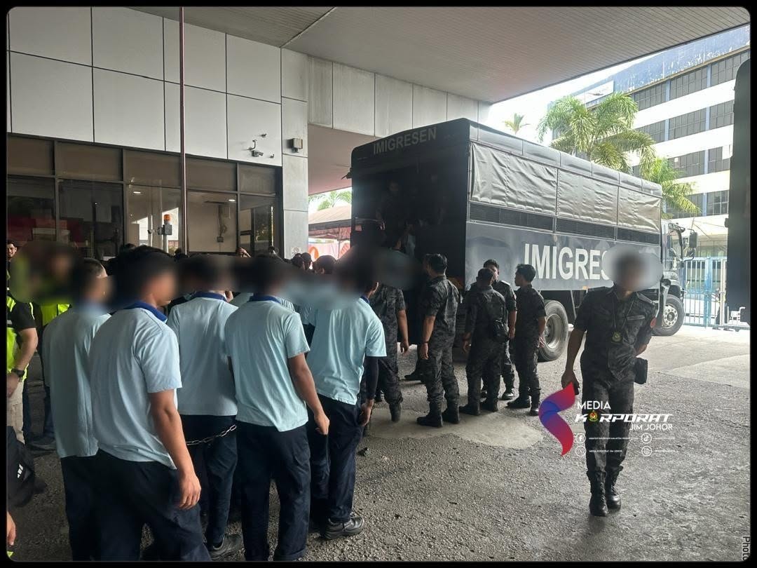80 Warga Asing Ditahan Serta Pegawai HR Ditangkap Di Kilang Larkin